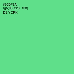 #60DF8A - De York Color Image